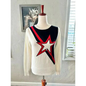 Perfect Moment Ultra Fine Merino Wool Pullover Sweater Star Base Layer Sz S/XS